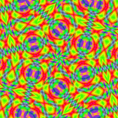 Abstract colorful hexagonal pattern 