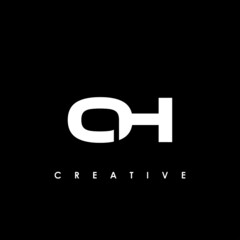 Obraz premium OH Letter Initial Logo Design Template Vector Illustration