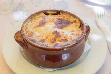 Pastitsio typical Greek dish