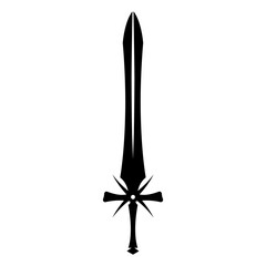 Fototapeta premium Swords Solid Vector 