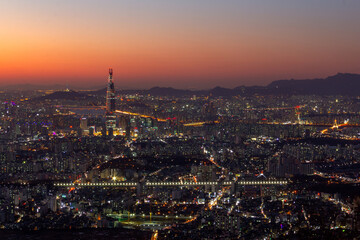 Fototapeta premium seoul city