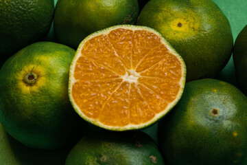 Fresh mandarin oranges fruit or tangerines