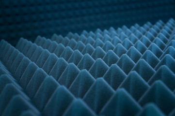 acoustic foam covered music studio wall background pattern