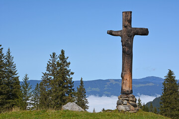 Bergkreuz auf der Aelggialp, Sachseln, Kanton Obwalden