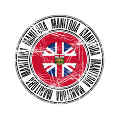 Manitoba province stamp