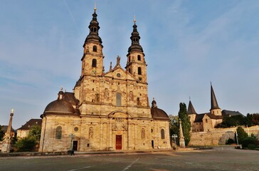 Fototapeta na wymiar Fulda, Dom St. Salvator und Michaelskirche