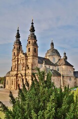 Fototapeta na wymiar Fulda, Dom St. Salvator, Nordostansicht 