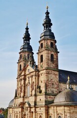 Fototapeta na wymiar Fulda, Dom St. Salvator, Nordostansicht