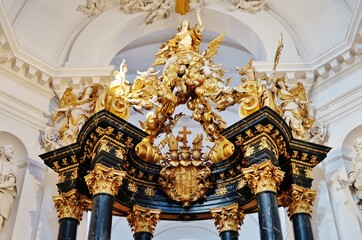 Fulda, Dom St. Salvator, Hochaltar, Detail