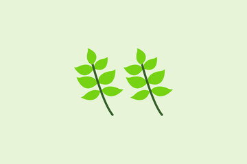cartoon leafs vector design illustration
