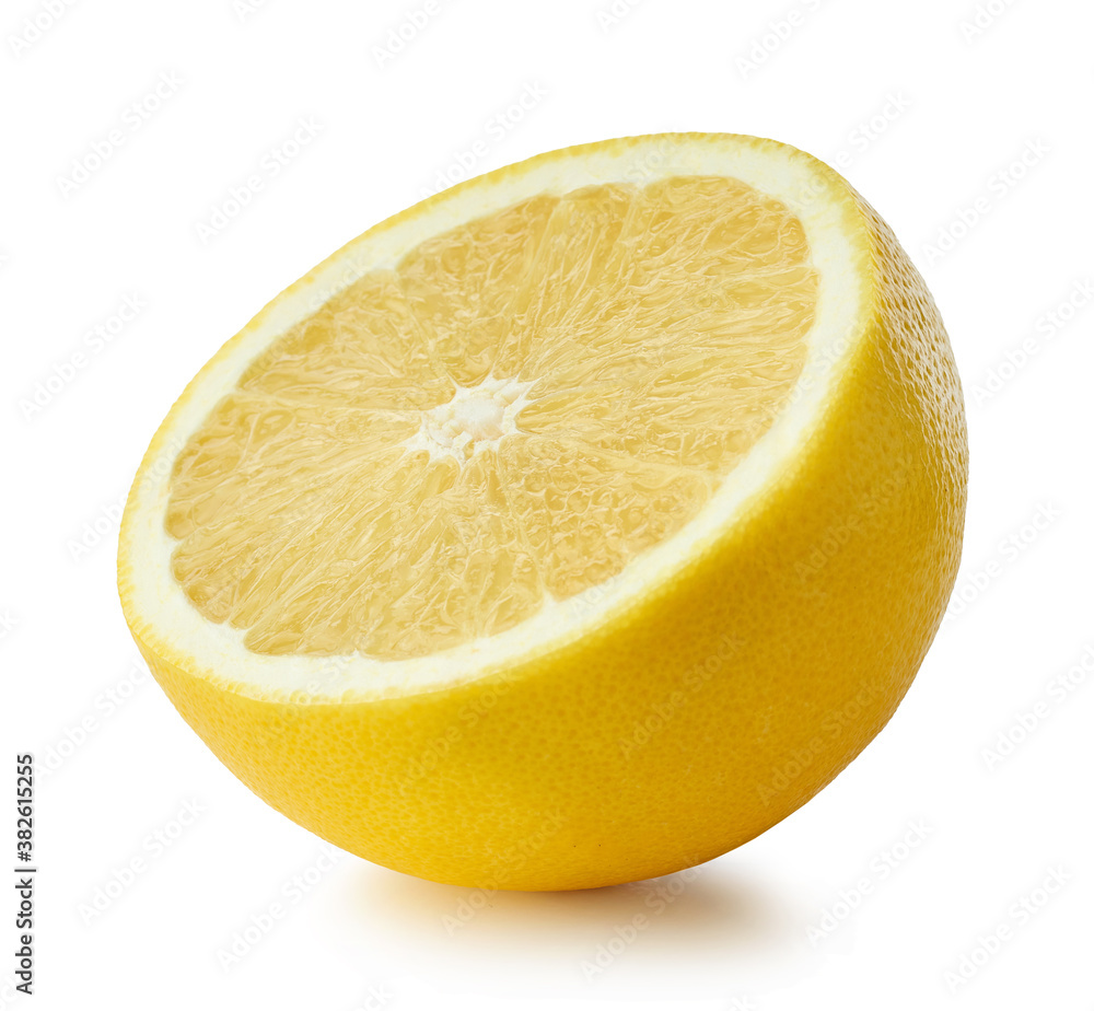 Canvas Prints half of yellow grapefruit