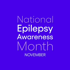 Vector illustration on the theme of National Epilepsy awareness month observed each year during November.