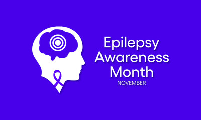Vector illustration on the theme of National Epilepsy awareness month observed each year during November.