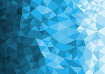Blue vector abstract textured polygonal background. Blurry triangle design. Pattern can be used for background.