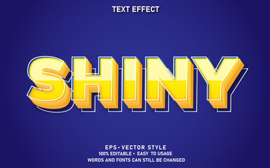 Modern Editable Text Effect Shiny Premium Vector