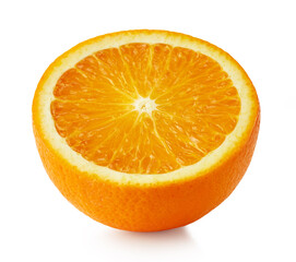 half of orange fruit