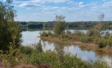 Obraz premium the lake reinidersmeer in holland