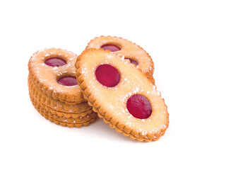 biscuit lunettes isolé sur fond blanc