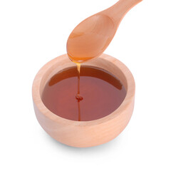 Honey isolated on white background.