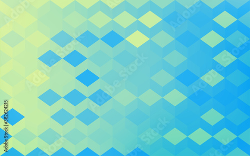 背景素材 淡い黄緑と青のグラデーションの幾何学模様 Wall Mural Tkm 背景素材 淡い黄緑と青のグラデーションの幾何学模様 Wall Mural Tkm
