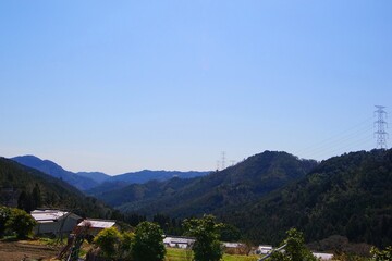 Fototapeta na wymiar 日本の京路の水尾の原風景