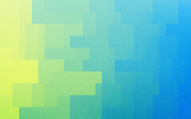 背景素材：淡い黄緑と青のグラデーションの幾何学模様