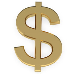 Golden Dollar Sign