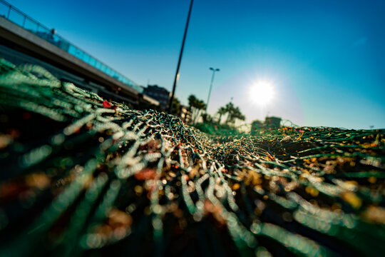 Fishing nets in harbour of Tabarca SPain