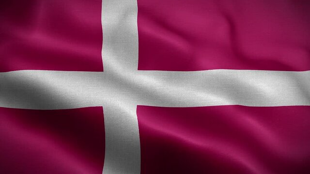 Flag of Denmark Loop 3D