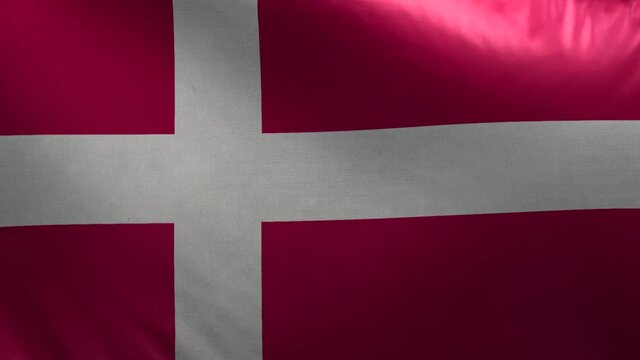 Flag of Denmark Loop 3D