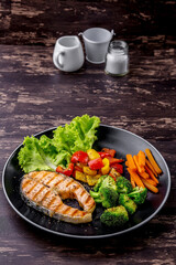 Salmon steak favorite food