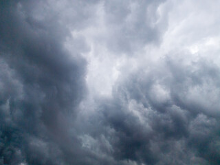 Obraz premium storm clouds timelapse