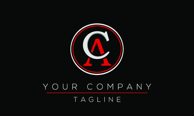 Letter CA Logo Design, Creative Modern Icon AC C A