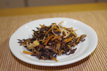 ひじきと蓮根の煮物