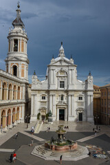 Fototapeta na wymiar The Sanctuary of Madonna at Loreto on Marche in Italy