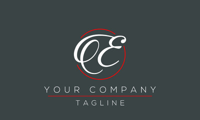 Letter E Logo Design, Creative Modern Icon EE