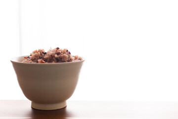 白背景　五穀米　雑穀米