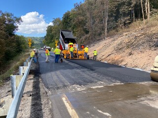 Tanker Explosion Repairs - U.S. 460 WB - Giles County, VA