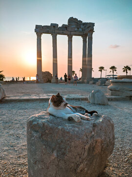The Temple of Apollo - Side, Antalya, Turkey