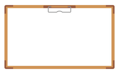 クリップボードのフレームのイラスト