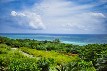 沖縄県八重山諸島 石垣島 玉取崎展望台の景色