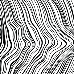 Wavy lines create a distorted pattern.