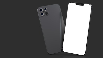 digital smartphone device mobile phone 3d isolated