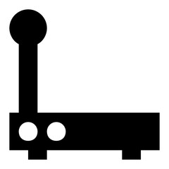 
Wifi router glyph icon 
