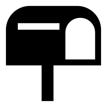 
Postbox glyph icon 
