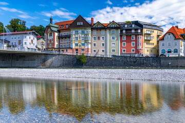 Blick auf Bad Tölz an der Isar