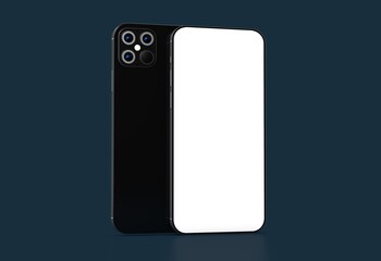 a digital smartphone device mobile phone 3d isolated