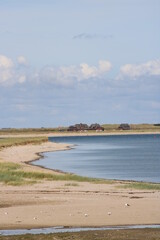 Being isolated in the dunes at Ellenbogen in the North of Sylt close to the village of List