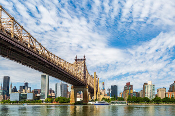 Fototapeta na wymiar The Queensboro Bridge in NYC