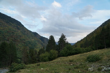 landscape with clouds